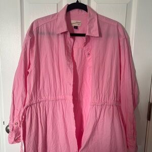 Universal Thread Pink Button-up Dress